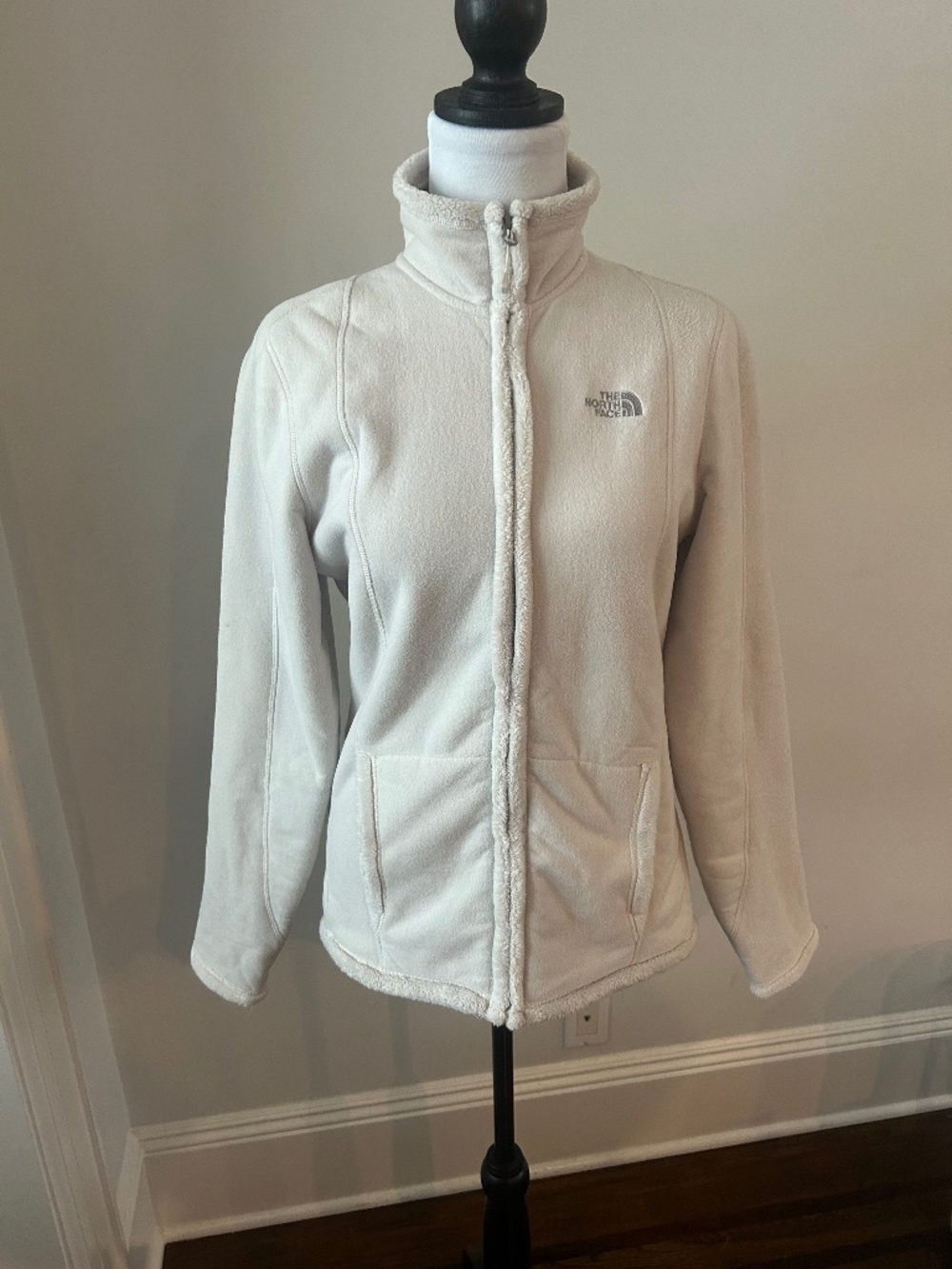 The North Face Women's White and Cream Jacket